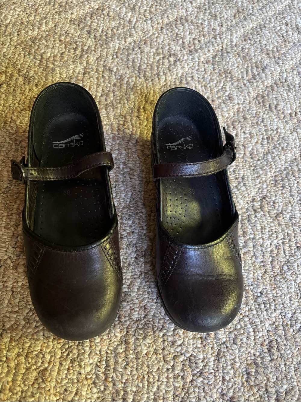 Dansko Mary Jane Clogs in black